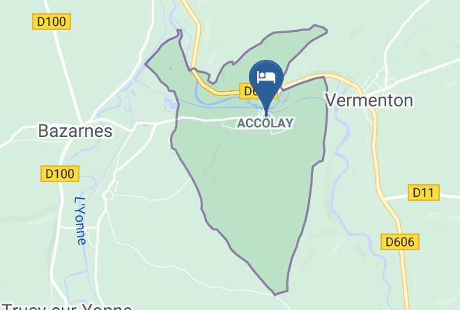 Yonne - Chambres D'hotes D'accolay Maps