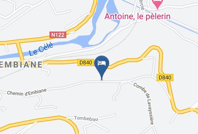 Lot - Chambres D'hotes D'embiane Maps