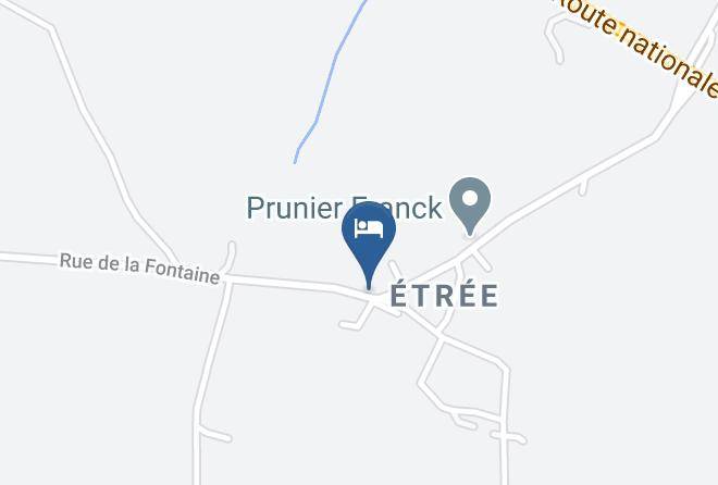 Yonne - Chambres D'hotes D'etree Maps