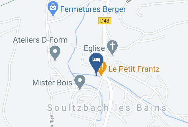 Haut Rhin - Chambres D'hotes Daniele Et Herve Maps
