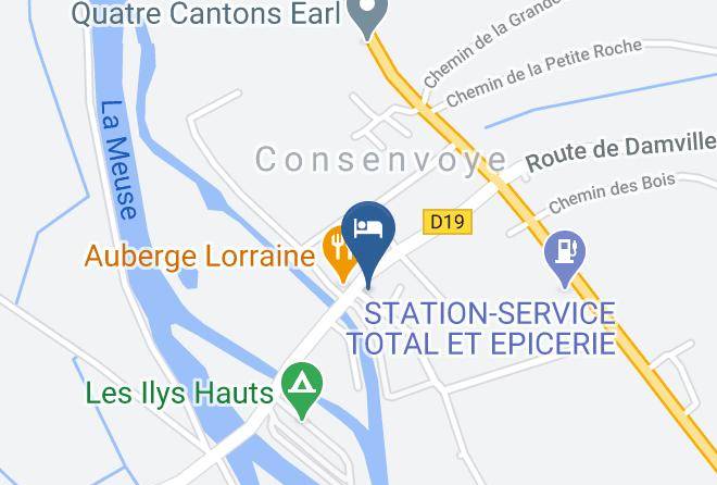 Meuse - Chambres D'hotes De Consenvoye Maps