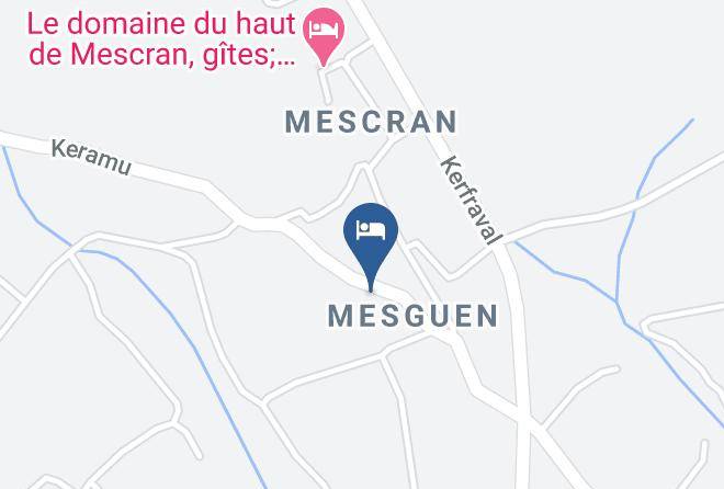 Chambres D'hotes De Keryann Map