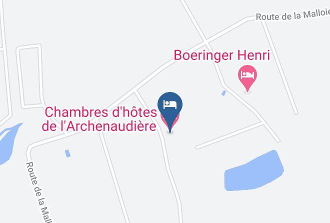 Loiret - Chambres D'hotes De L'archenaudiere Maps