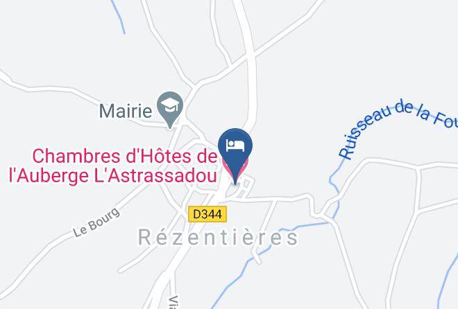 Cantal - Chambres D'hotes De L'auberge L'astrassadou Maps