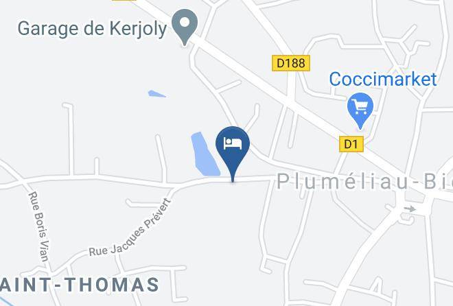 Morbihan - Chambres D'hotes De L'etang Plumeliau Maps