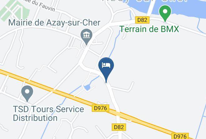 Indre Et Loire - Chambres D'hotes De La Baronnerie Maps