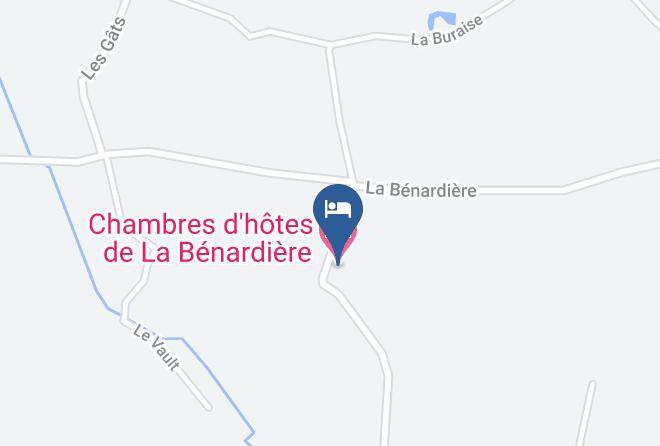 Loir Et Cher - Chambres D'hotes De La Benardiere Maps