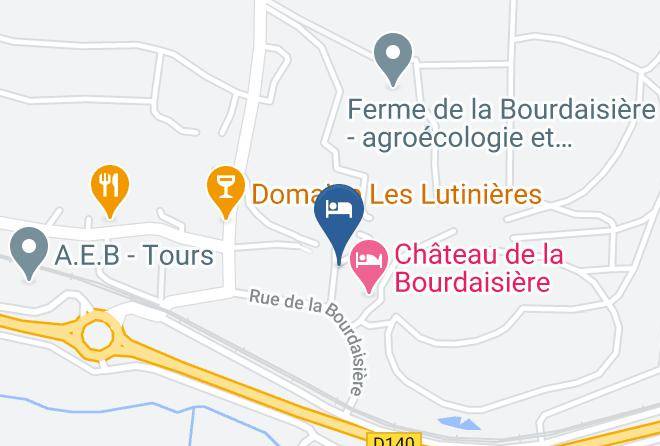 Indre Et Loire - Chambres D'hotes De La Bigauderie Maps