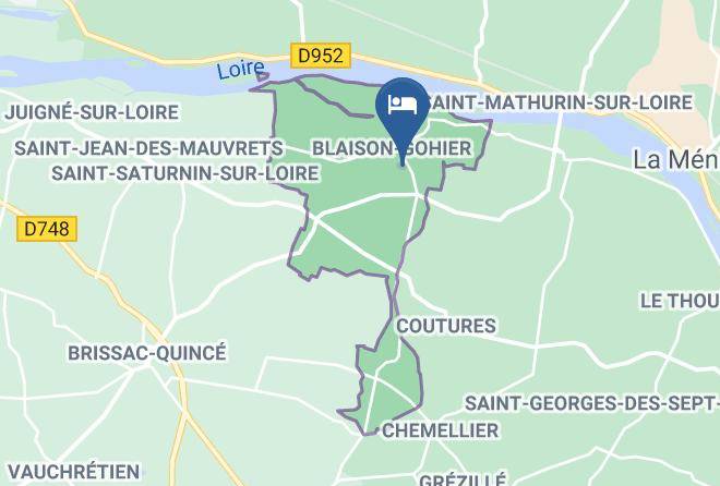 Maine Et Loire - Chambre Dhotes De La Boire Bavard Maps