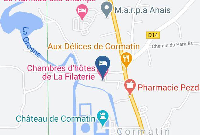 Saone Et Loire - Chambres D'hotes De La Filaterie Maps