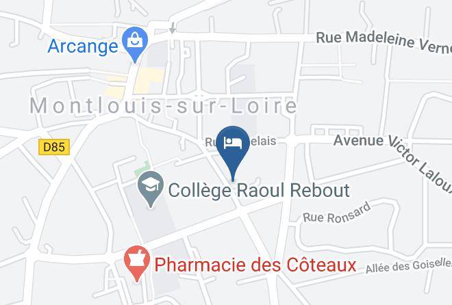Indre Et Loire - Chambres D'hotes De La Geneserie Maps