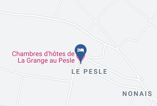 Loir Et Cher - Chambres D'hotes De La Grange Au Pesle Maps