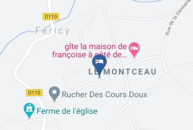 Seine Et Marne - Chambres D'hotes De La Vallee Javot Maps