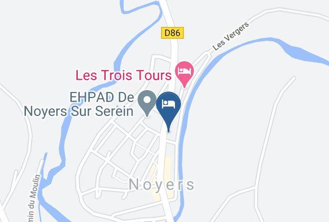 Yonne - Chambres D'hotes De La Vieille Tour Maps