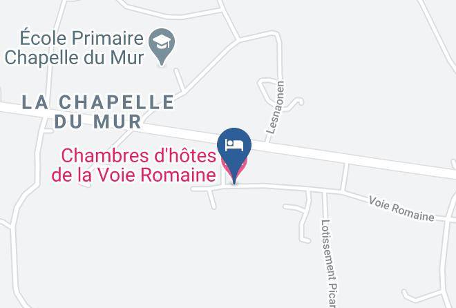 Chambres D'hotes De La Voie Romaine Map