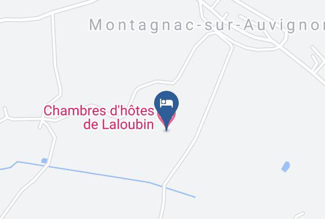 Lot Et Garonne - Chambres D'hotes De Laloubin Maps