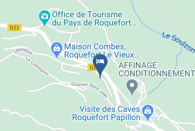 Aveyron - Chambres D'hotes De Madame Marques Maps