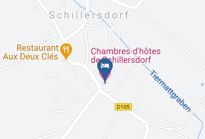 Chambres D'hotes De Schillersdorf Map