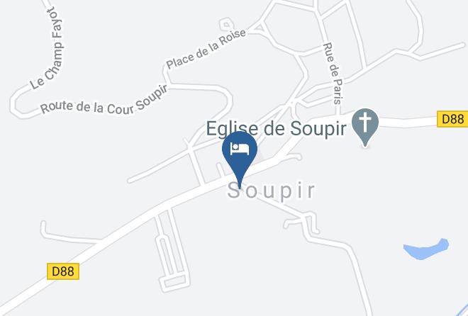 Aisne - Chambres D'hotes De Soupir Maps