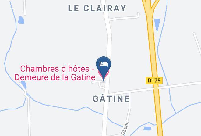 Ille Et Vilaine - Chambres D Hotes Demeure De La Gatine Maps