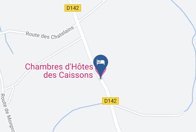 Allier - Chambres D'hotes Des Caissons Maps