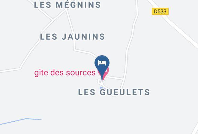 Allier - Chambres D'hotes Des Chenes Maps