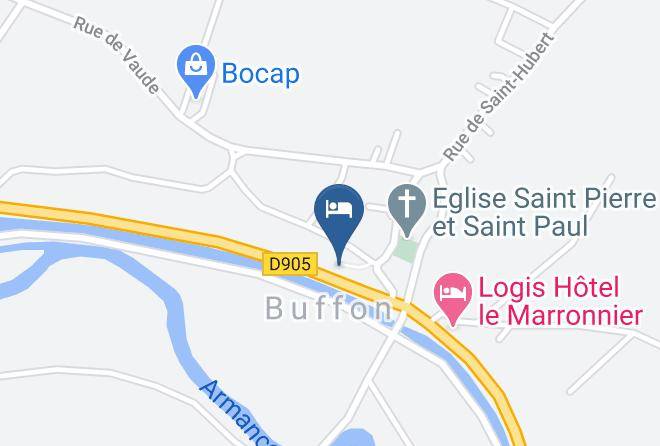 Cote D Or - Chambres D'hotes Des Forges Maps