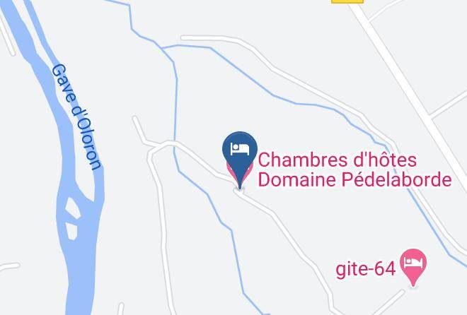 Pyrenees Atlantiques - Chambres D'hotes Domaine Pedelaborde Maps