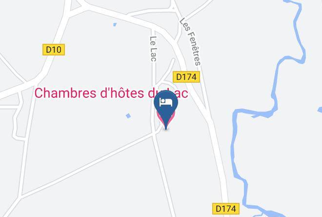 Saone Et Loire - Chambres D'hotes Du Lac Maps