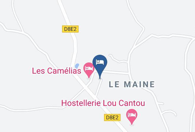 Dordogne - Chambres D'hotes Du Maine Maps