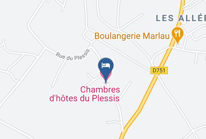 Loir Et Cher - Chambres D'hotes Du Plessis Maps