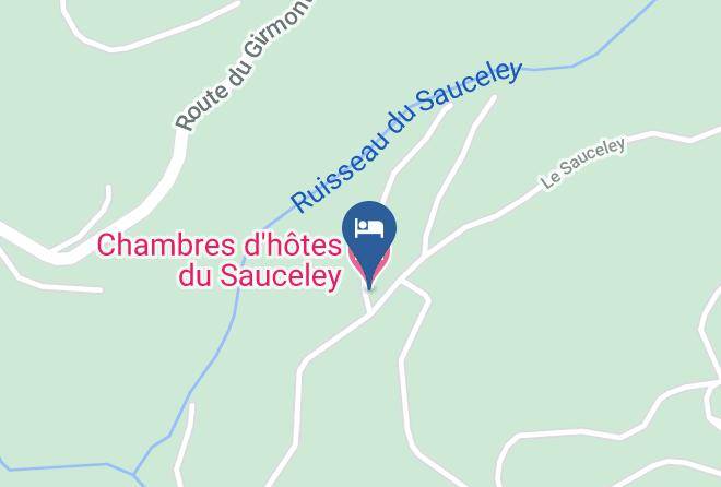 Vosges - Chambres D'hotes Du Sauceley Maps