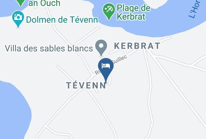 Finistere - Chambres D'hotes Du Theven Maps