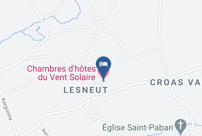 Finistere - Chambres D'hotes Du Vent Solaire Maps