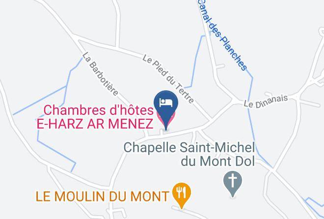 Ille Et Vilaine - Chambres D'hotes E Harz Ar Menez Maps