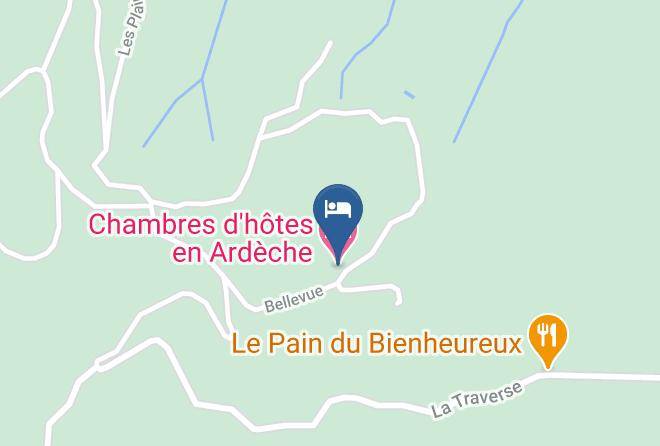 Ardeche - Chambres D'hotes En Ardeche Maps