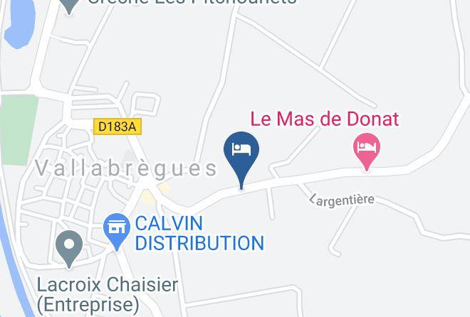 Gard - Chambres D'hotes En Provence A La Ferme Maps