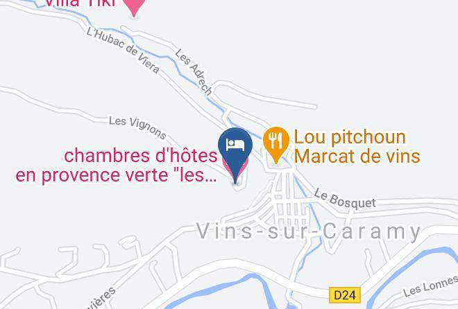 Var - Chambres D'hotes En Provence Verte Les Adrets Maps