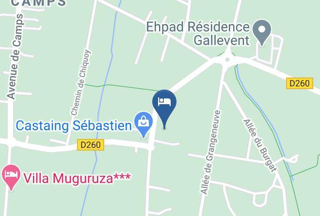 Chambres D'hotes Entre Ocean Et Bassin Map