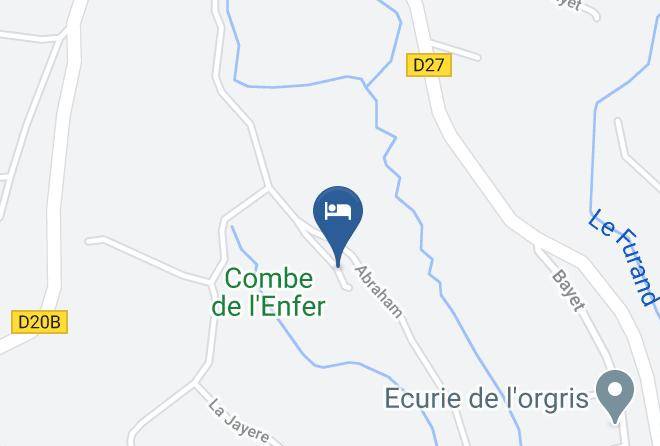 Chambres D'hotes Et Gite La Grange Du Haut Map