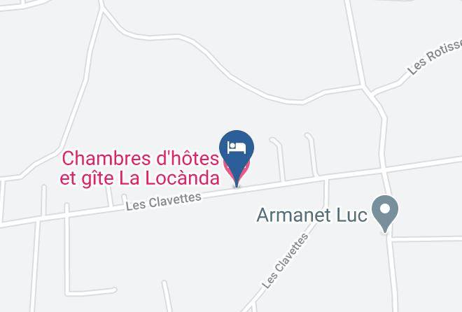 Isere - Chambres D'hotes Et Gite La Locanda Maps