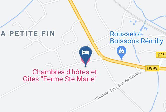 Moselle - Chambres D'hotes Et Gites Ferme Ste Marie Maps