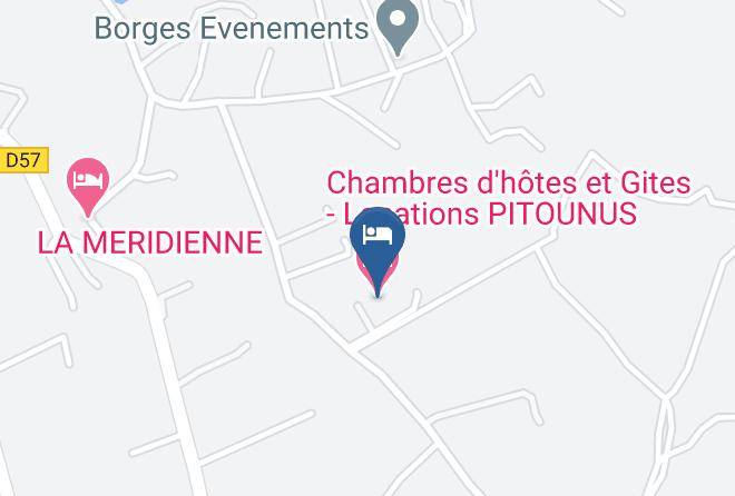 Var - Chambres D'hotes Et Gites Locations Pitounus Maps