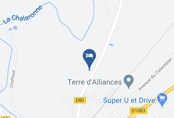Ain - Chambres D'hotes Etang De Chaffaud Maps