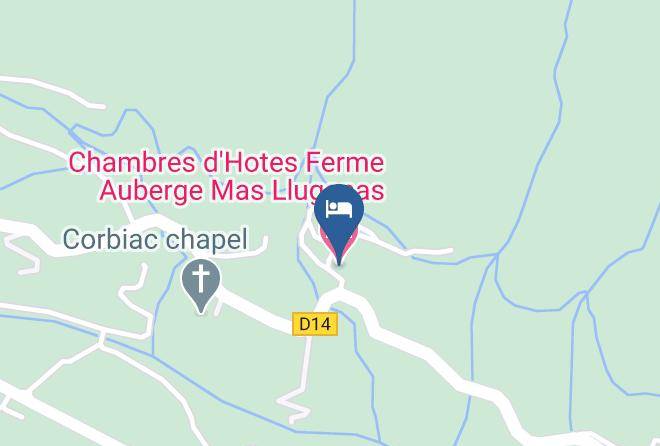 Pyrenees Orientales - Chambres D'hotes Ferme Auberge Mas Lluganas Maps
