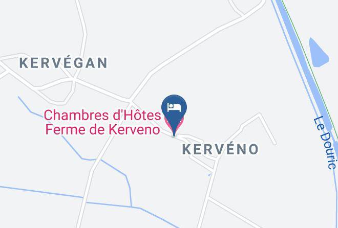 Morbihan - Chambres D'hotes Ferme De Kerveno Maps