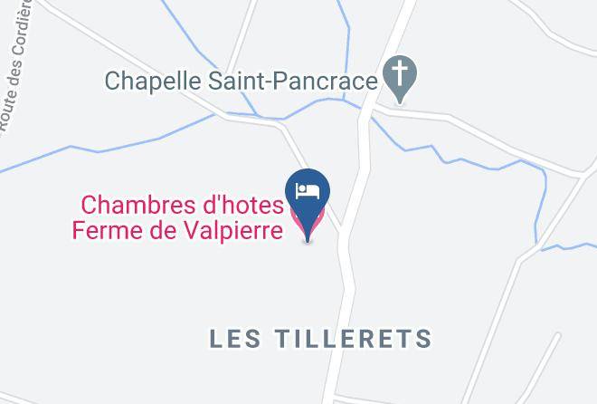 Rhone - Chambres D'hotes Ferme De Valpierre Maps