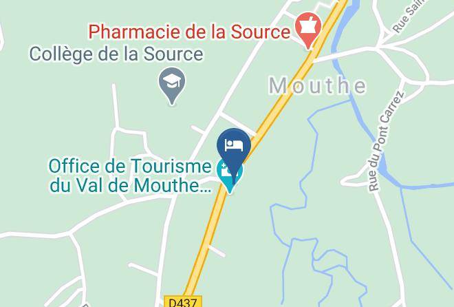 Doubs - Chambres D'hotes Gite La Chaumiere Maps