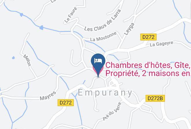 Ardeche - Chambres D'hotes Gite Propriete 2 Maisons En Vente Maps