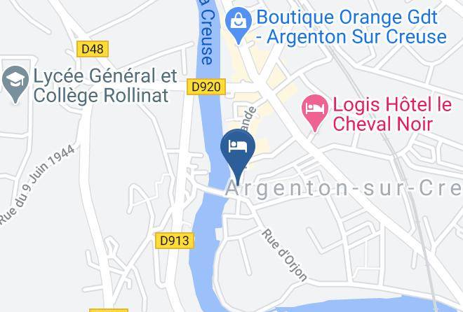 Indre - Chambres D'hotes & Gites A Argenton Sur Creuse Maps